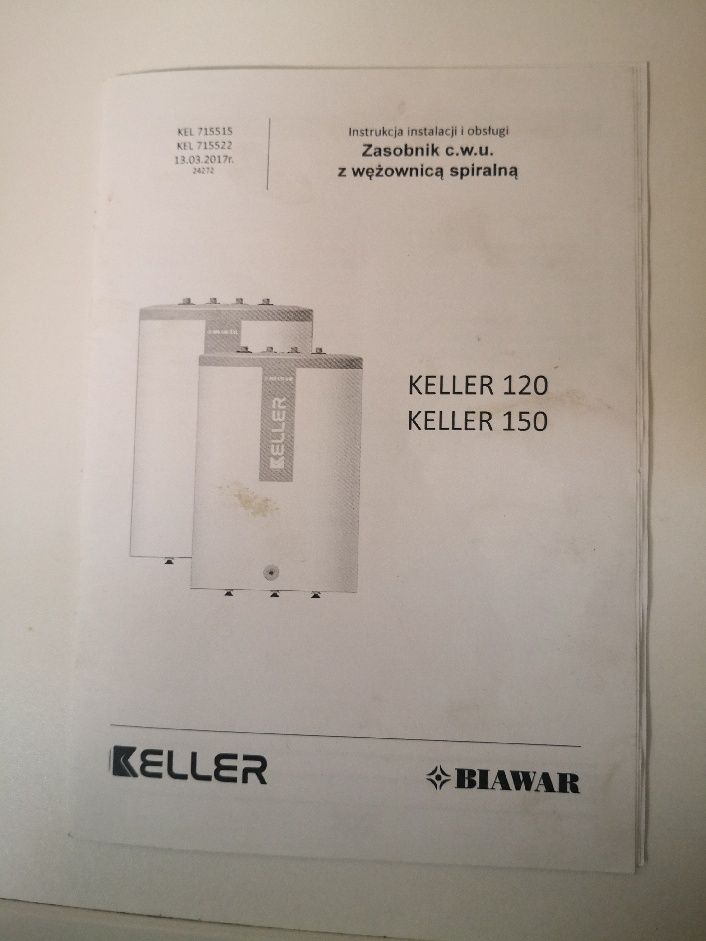 Zasobnik c.w.u Keller 150