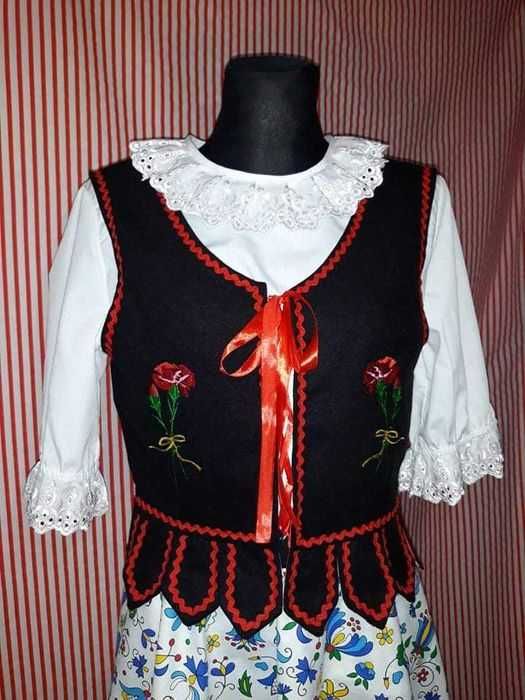 Gorset ludowy kamizelka folk