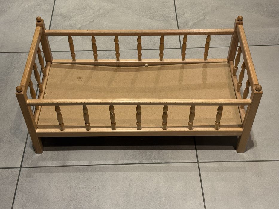 Drewniane łozeczka dla lalki