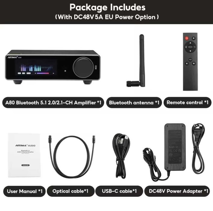 AIYIMA A80 усилитель мощности класса D HI-FI