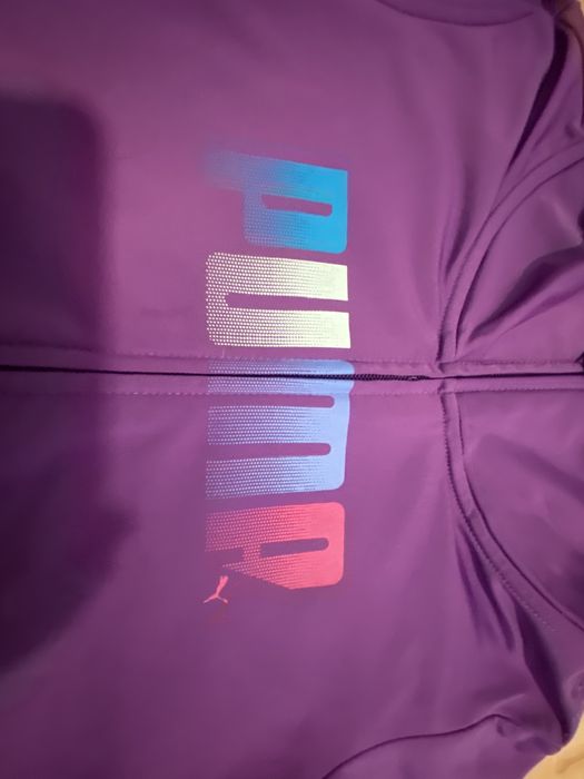 Puma rozm S/ 36 damska bluza bluzka na zamek fioletowa z Kanady