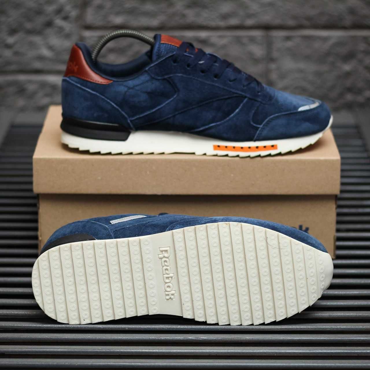 Кроссовки Reebok Clаssіc Blue Suede/White sole