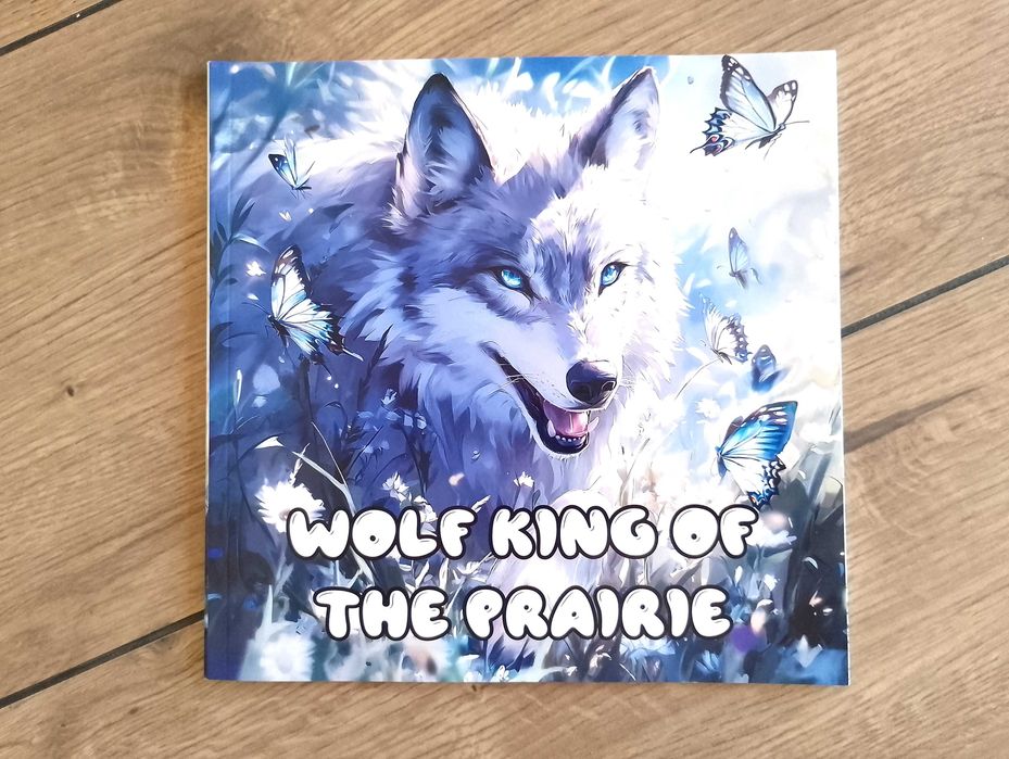 Wolf king of the prairie, Coloring kolorowanki dla dzieci i dorosłych.