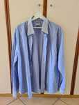 Camisa Italiana Azul Slim Fit Tamanho L - Humberto Pascuini Shirt