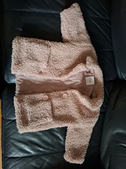 Sprzedam różowe futerka firmy  fox&bunny,  rozmiar 86