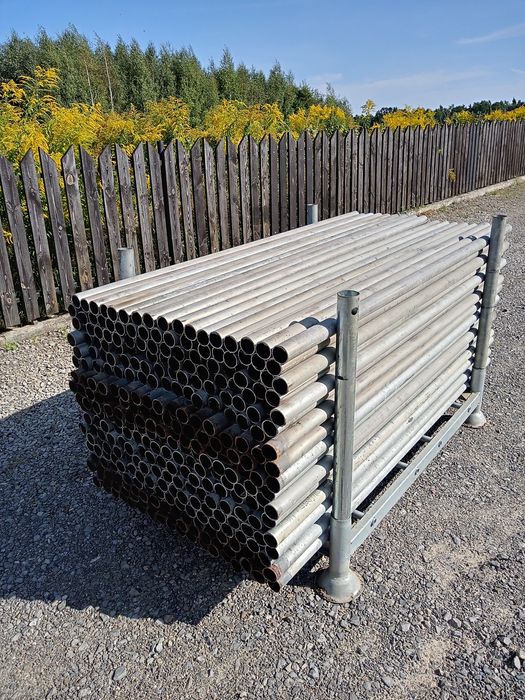 Słupki ogrodzeniowe rura stalowa ocynkowana fi 51mm rury ocynkowane