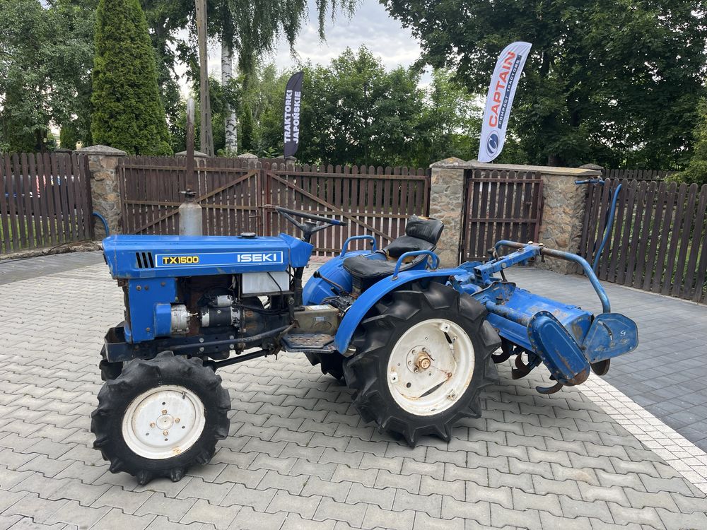 Traktorek iseki tx1500 4x4 glebogryzarka silnik mitsubishi