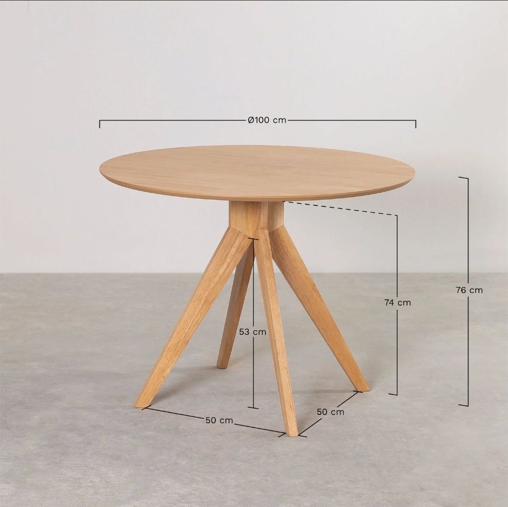 Mesa redonda Sklum 100cm