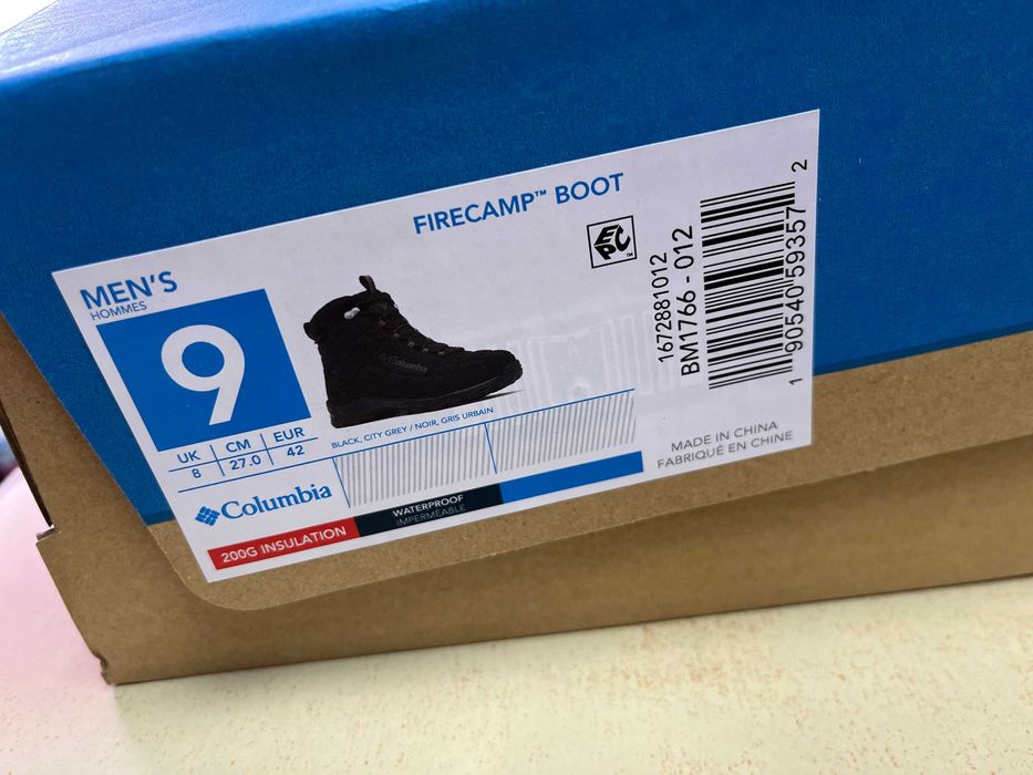 Ботинки Columbia Firecamp Boot (BM1766-012) оригинал