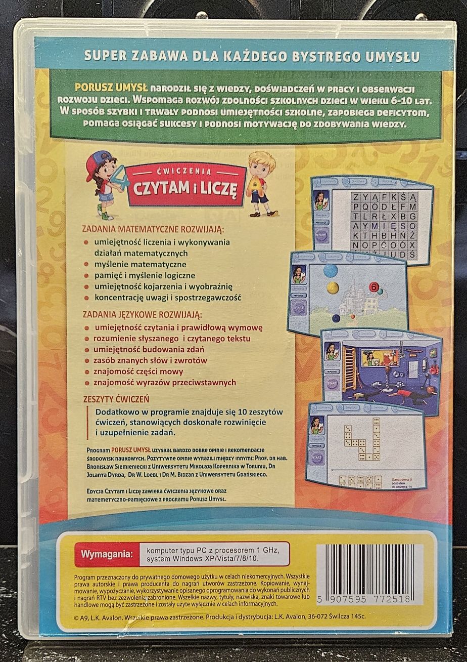 Czytam i liczę. Program edukacyjny dla dzieci Porusz Umysł Plus (6-10