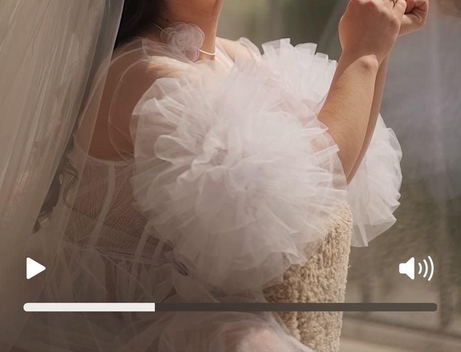 Накидка для ранку нареченої (халатик)