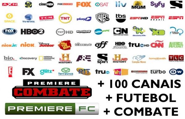 TV box memória 4gb e armazenamento  64 Gb canais todos liberados.