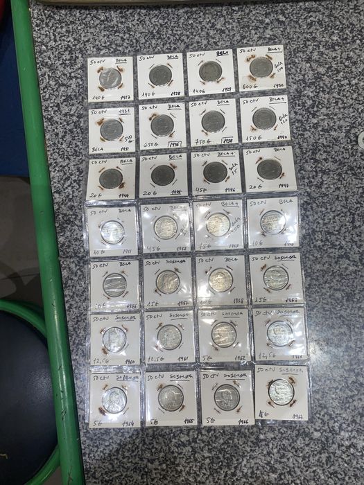 Moedas antigas 10 kg