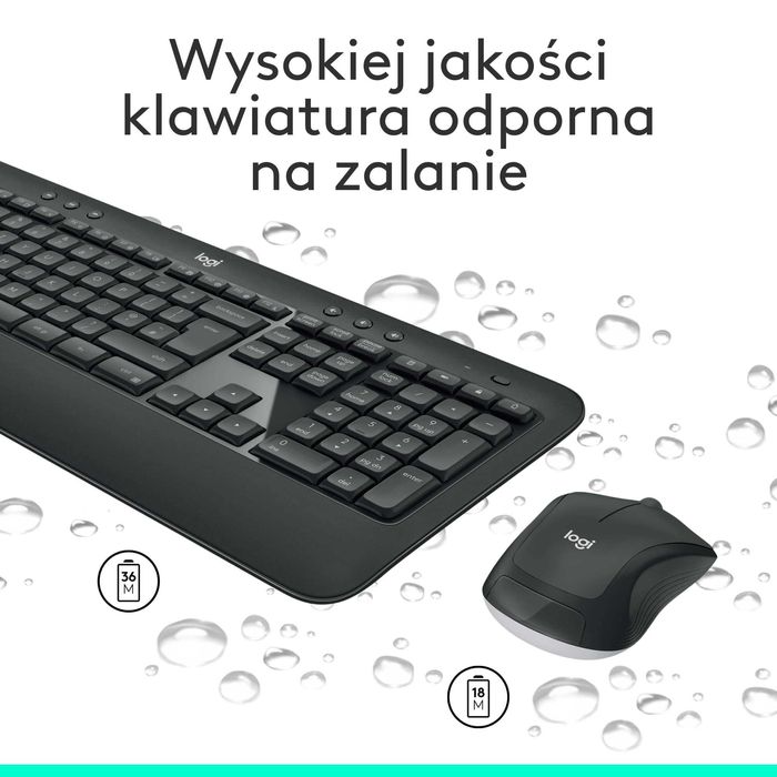 Zestaw Logitech MK540 Advanced klawiatura mysz