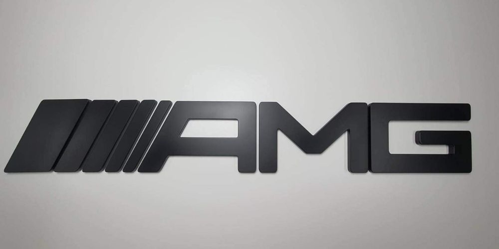 Logo Mercedes AMG MDF