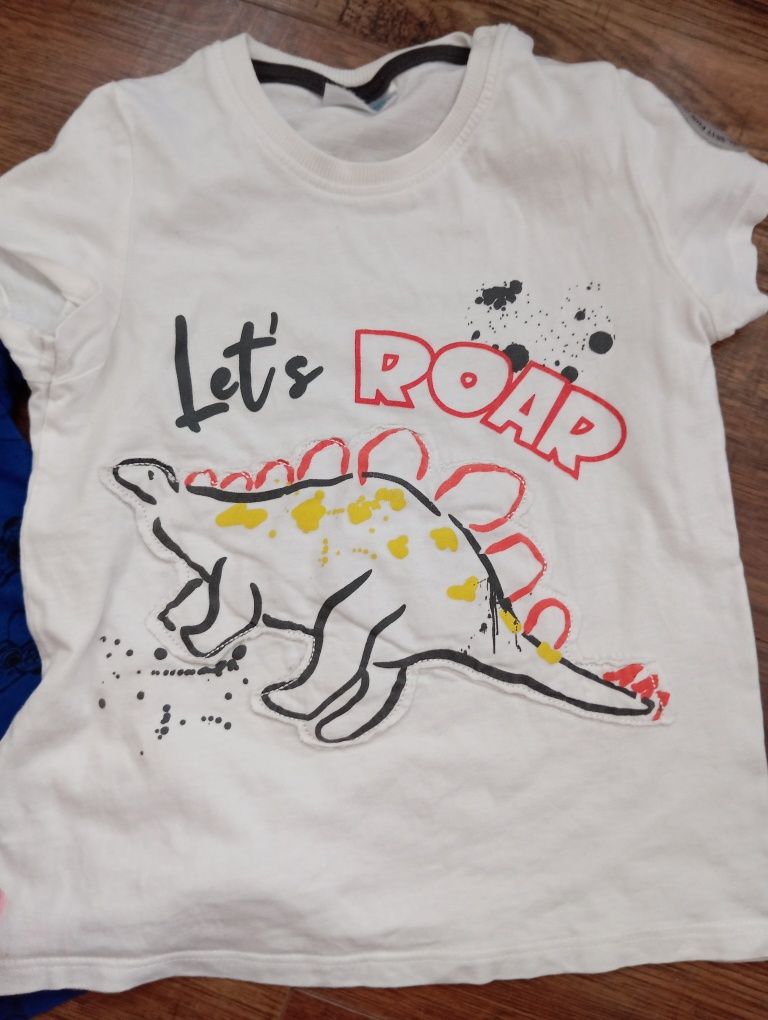 3 szt koszulki t-shirty dla chłopca rozm 98 Minionki