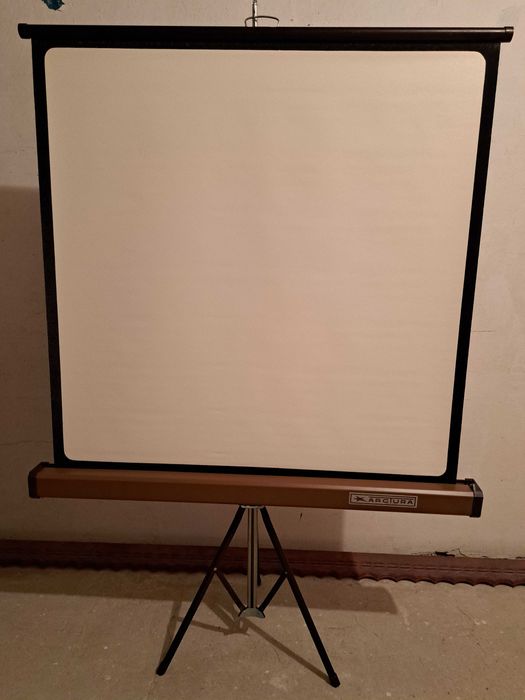 Ekran projekcyjny 100 x 100 cm ze stojakiem