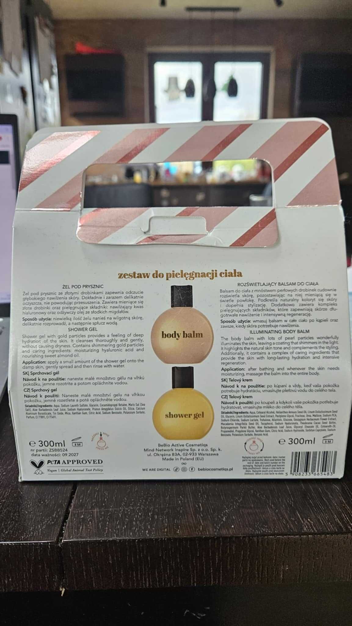 Zestaw do pielęgnacji ciała bebio cosmetics start your celebration
