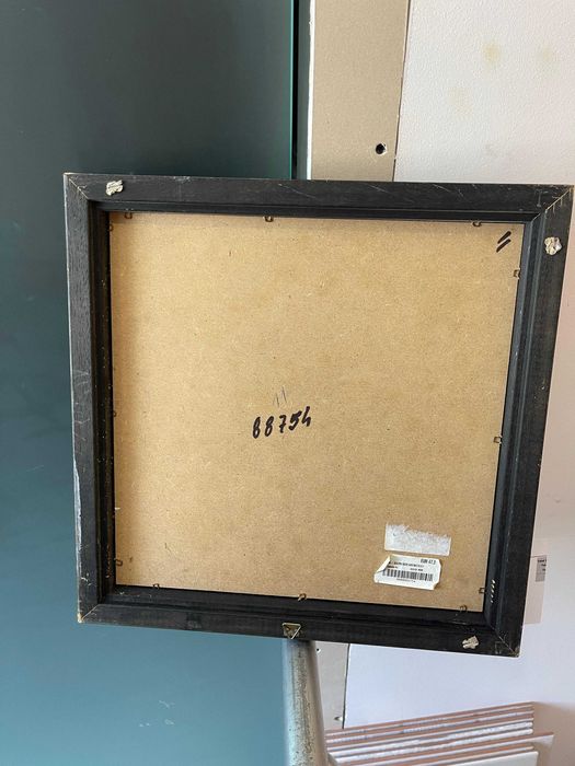 Quadro Abstrato em moldura de madeira