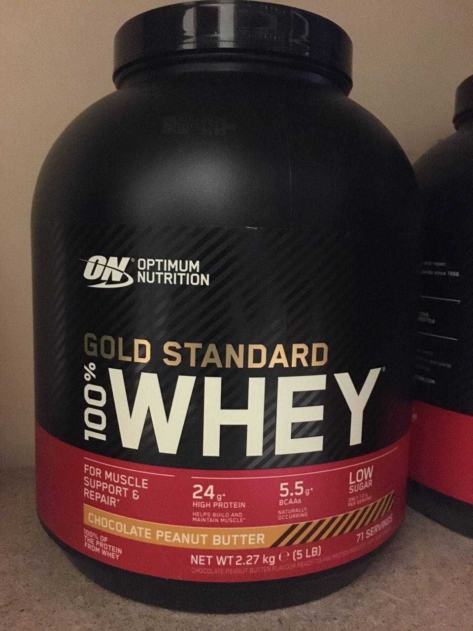 ТОП • ПРОТЕЇН 100% Whey Gold Standard UK Optimum Nutrition 2270 г