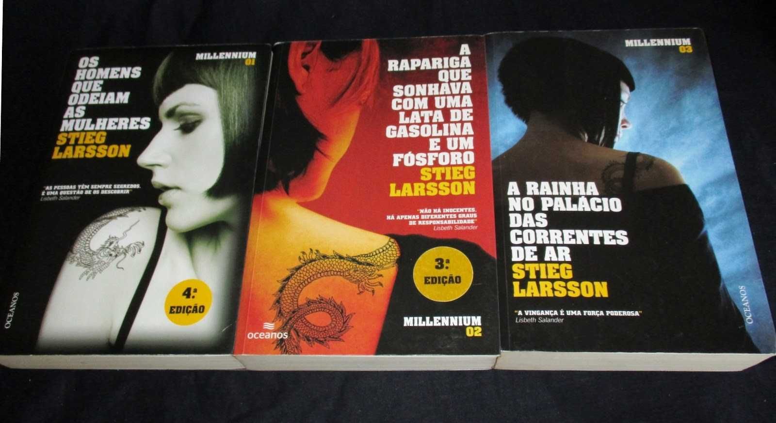 Livros Trilogia Millennium Stieg Larsson