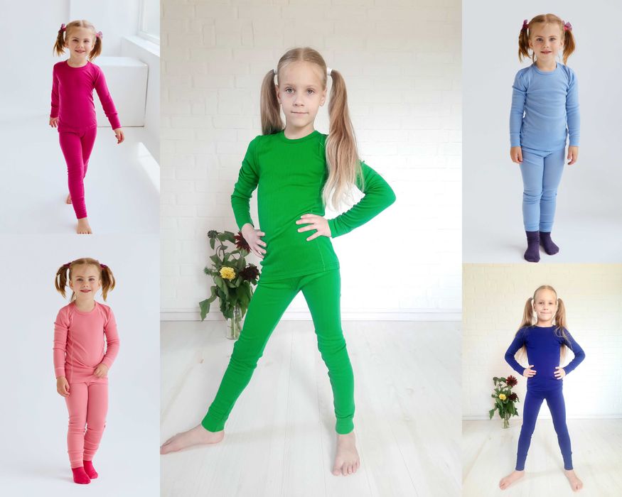 Термобілизна дитяча BabyKo з вовни мериноса 100%. Комплект. Є кольори