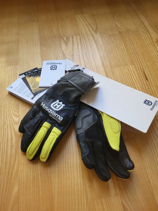 Rękawice motocyklowe Husqvarna Horizon , nowe - rozmiar M/9 , TANIO