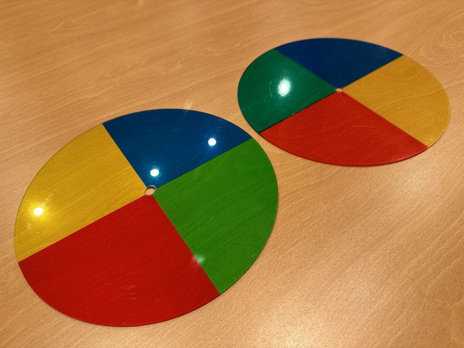 Focos Bola de Espelhos com rotor de cores - Pinspot