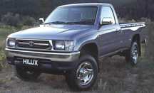 TOYOTA HILUX VI N170 2D reperaturka błotnika lewy/prawy tył 98-05