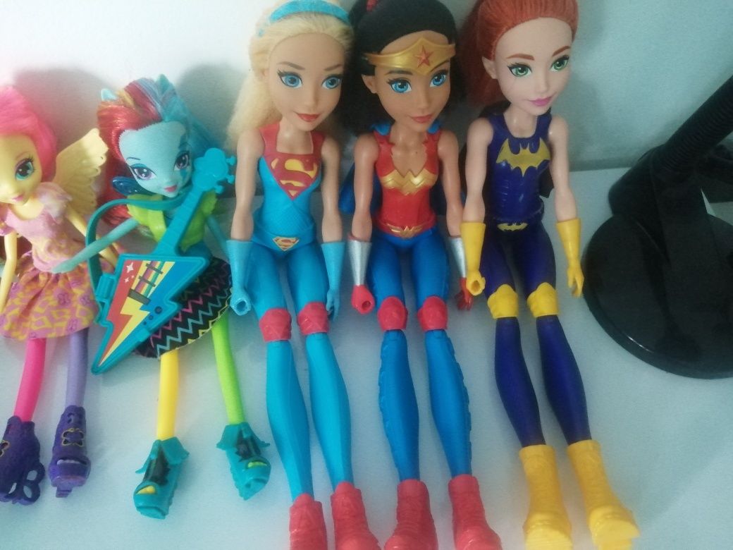 Bonecas Super Heroinas e Esquestria Girl