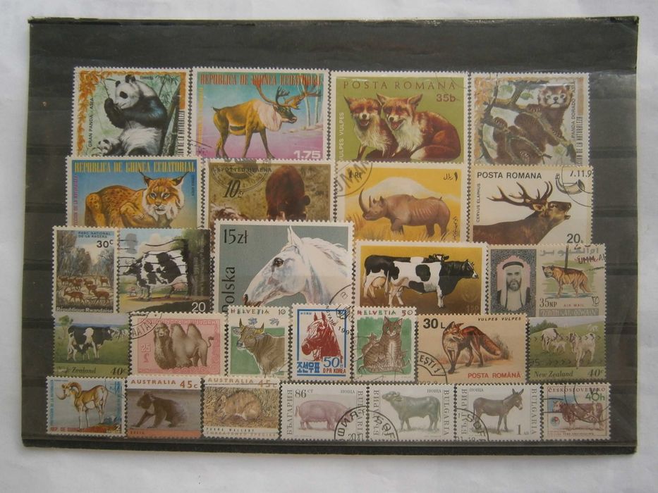 47 selos  com o tema Animais todos diferentes