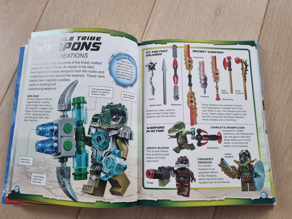 Lego Chima.  Encyklopedia postaci wersja angielska.