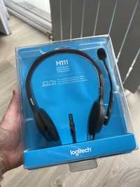 Logitech H111 нові провідні навушники, запаковані