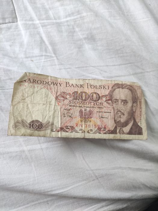 Sto złotych banknot PRL