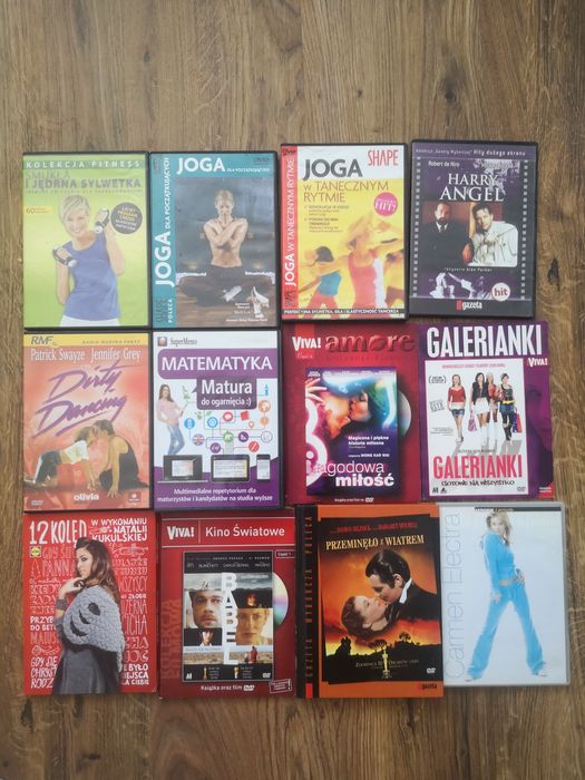 Zestaw 41 filmów dvd- kryminały, komedie, przyrodnicze, horrory
