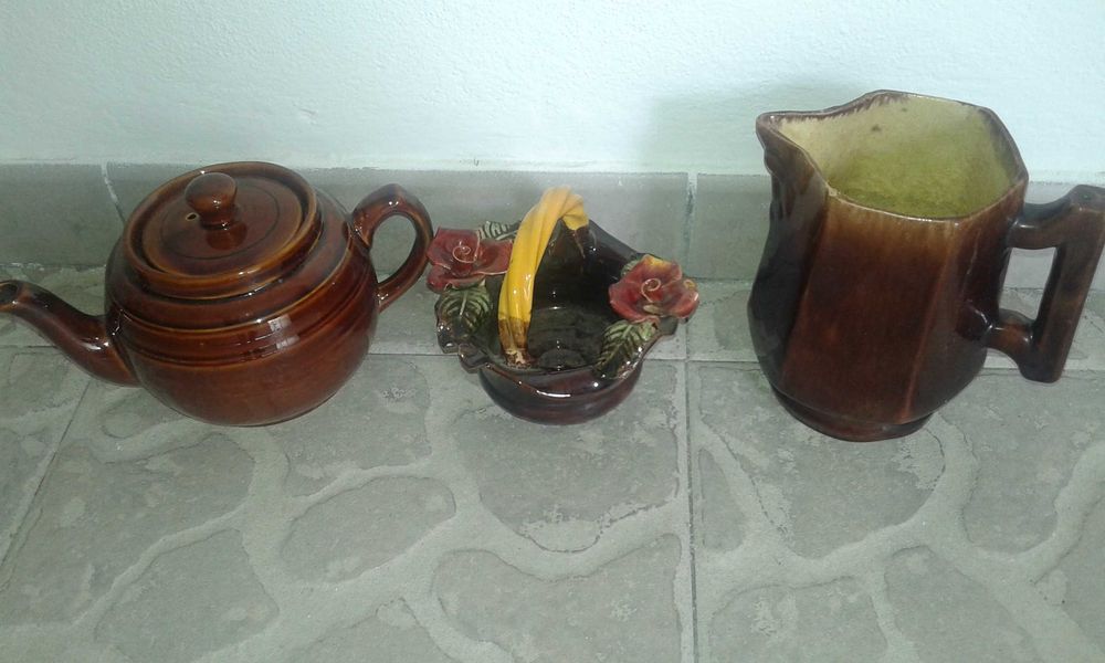 Bicado, Cesta e Bull (louça antiga)