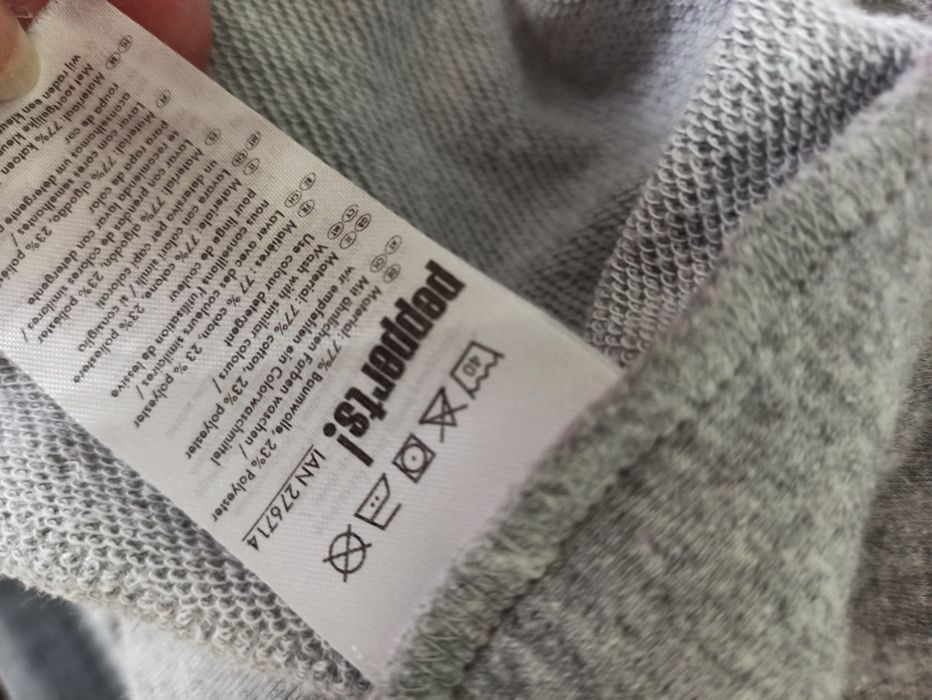 SG szara bluza 146 , 152 pepperts , bluza dziewczęca 146 , 152