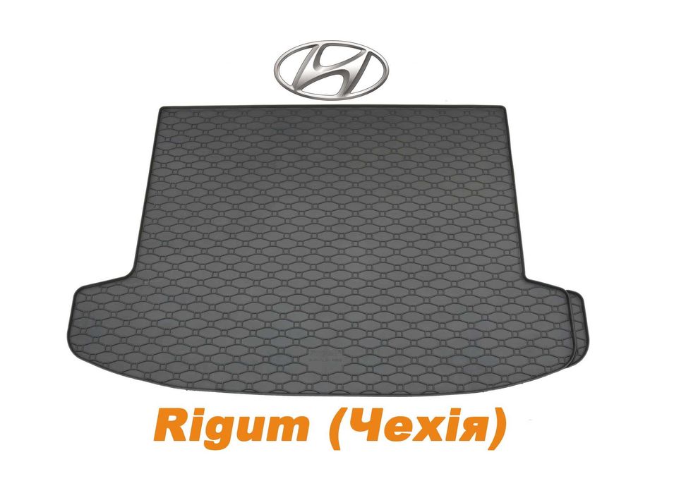 Коврик в багажник Hyundai | Гумовий | Резиновий Килимок Хюндай | Чехія
