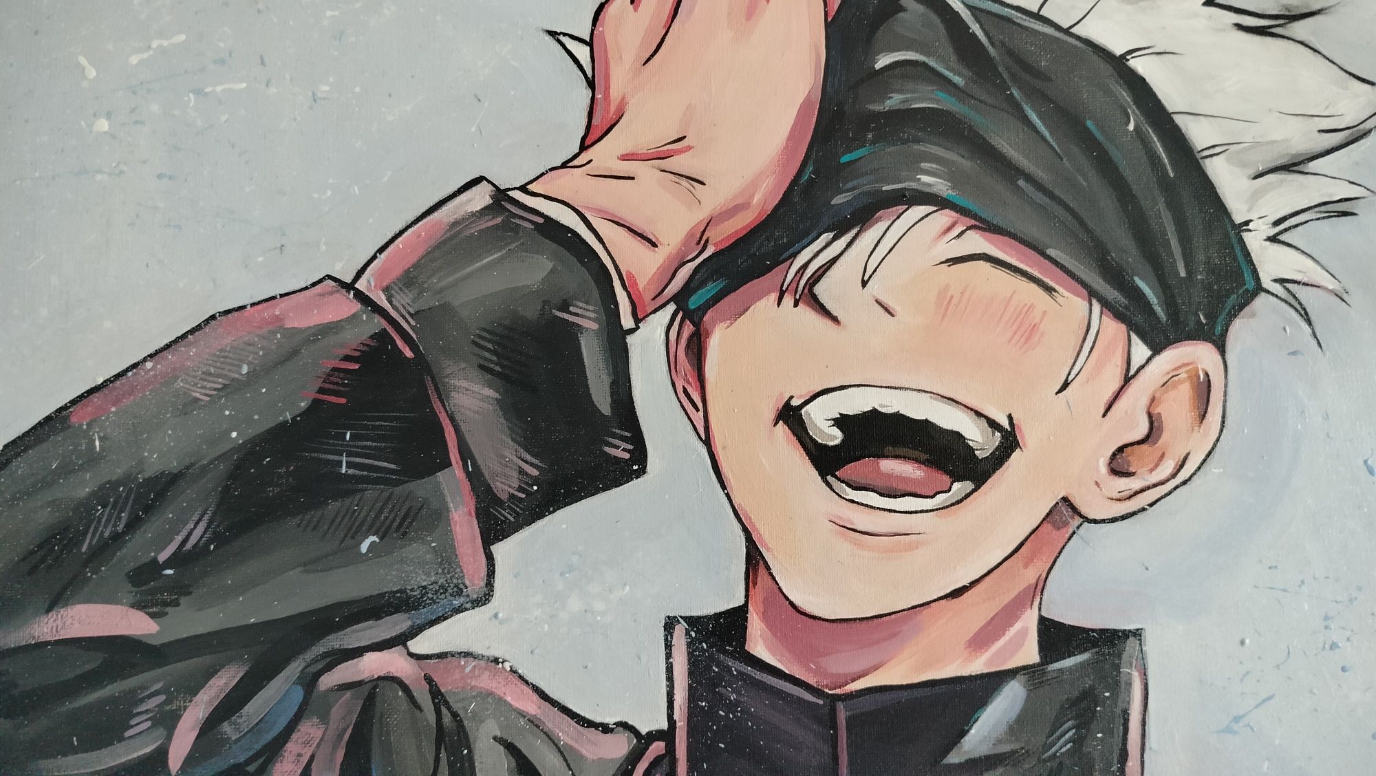 Gojo Satoru Jujutsu Kaisen obraz anime 50x50 akryl