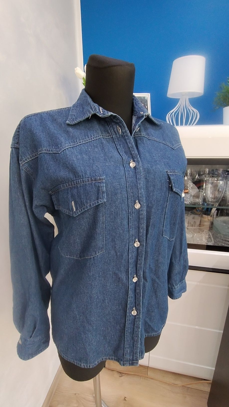 Koszula damska jeansowa r. 40 - Blue Rinse