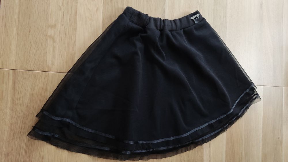 Spódniczka tiulowa czarna rozm.134