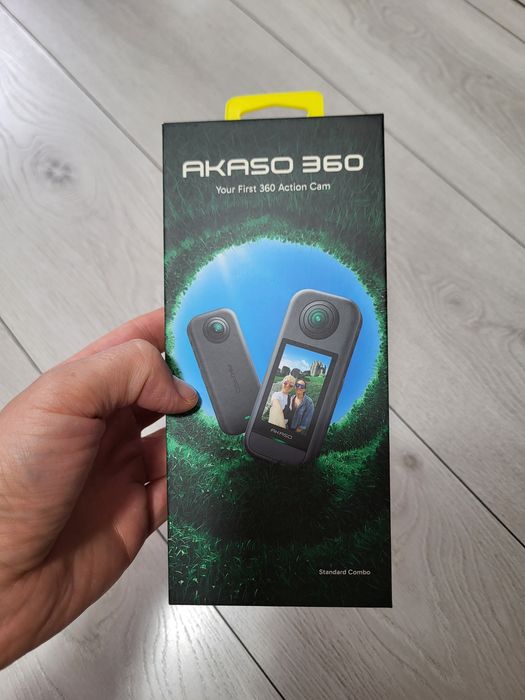 Nowa kamera sportowa AKASO 360 standard combo