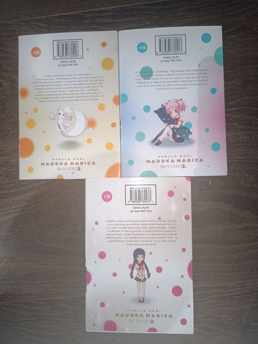 Manga Puella Magi Madoka Magica 1-3 tomy Unikat Zestaw Komplet