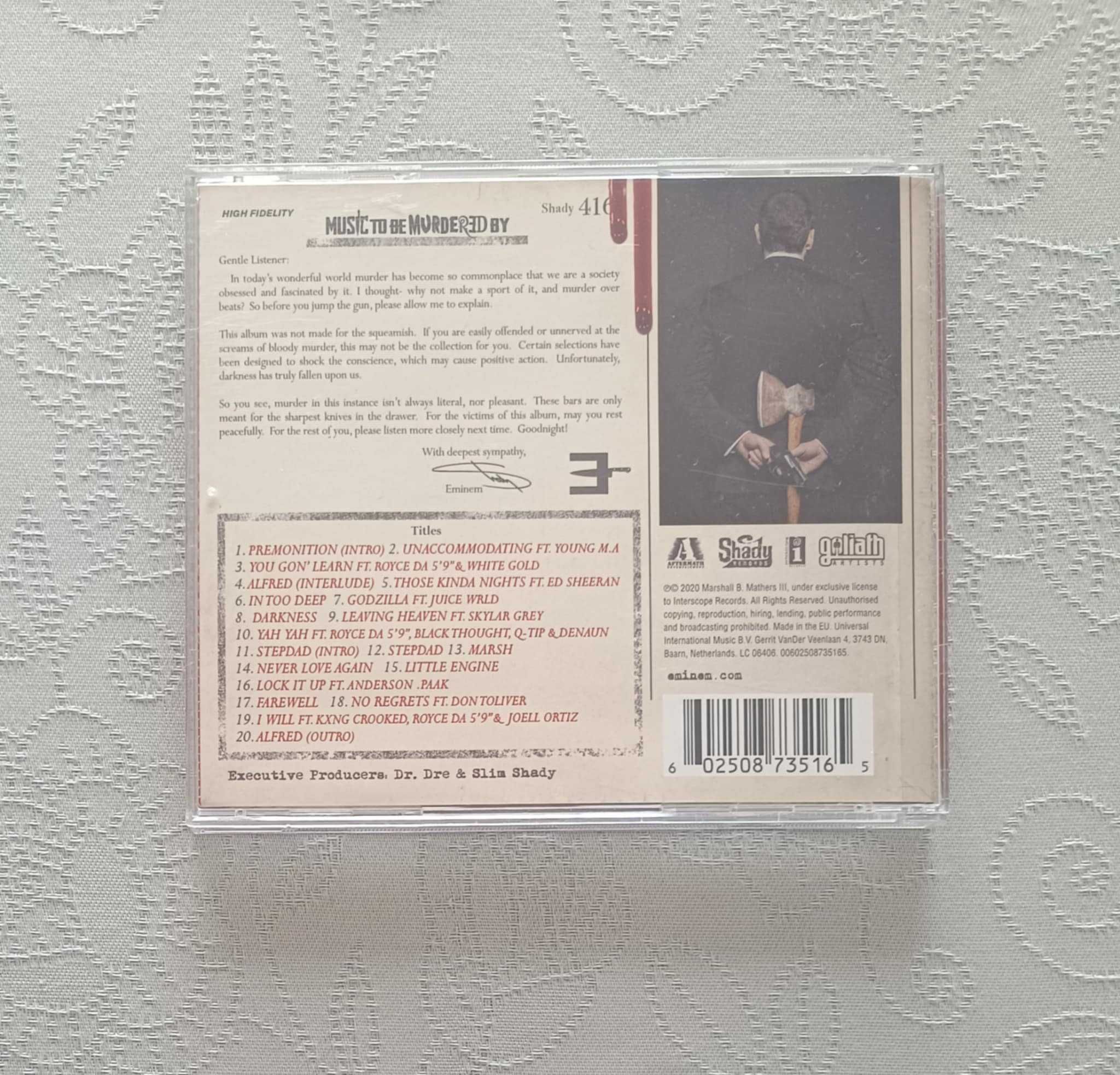 Lote 2 CDs Eminem