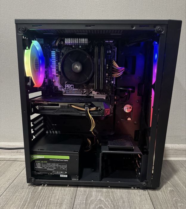 Ігровий ПК. AM4, Ryzen, GTX1060 6Gb, SSD240Gb, HDD500Gb, налаштований.