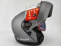 WYPRZEDAŻ Kask Szczękowy Blenda LS2 FF908 Strobe II Szary Mat
