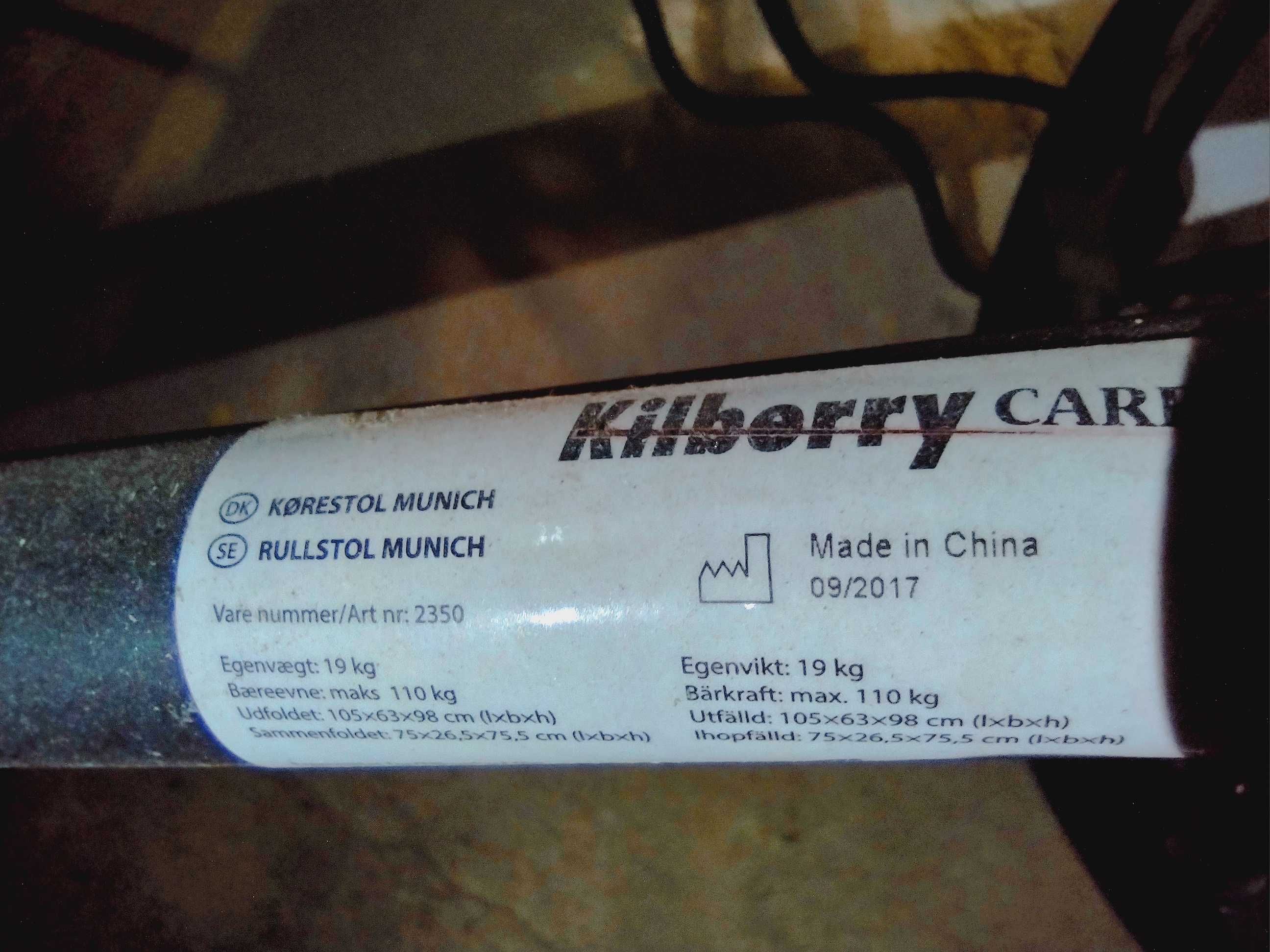 Wózek inwalidzki Kilberry Care