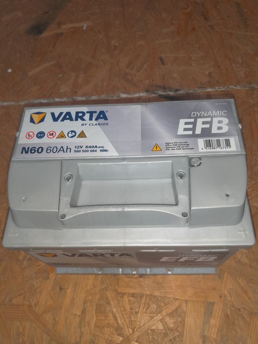 Akumulator VARTA EFB Dynamic 12V 60Ah 640A prawy+