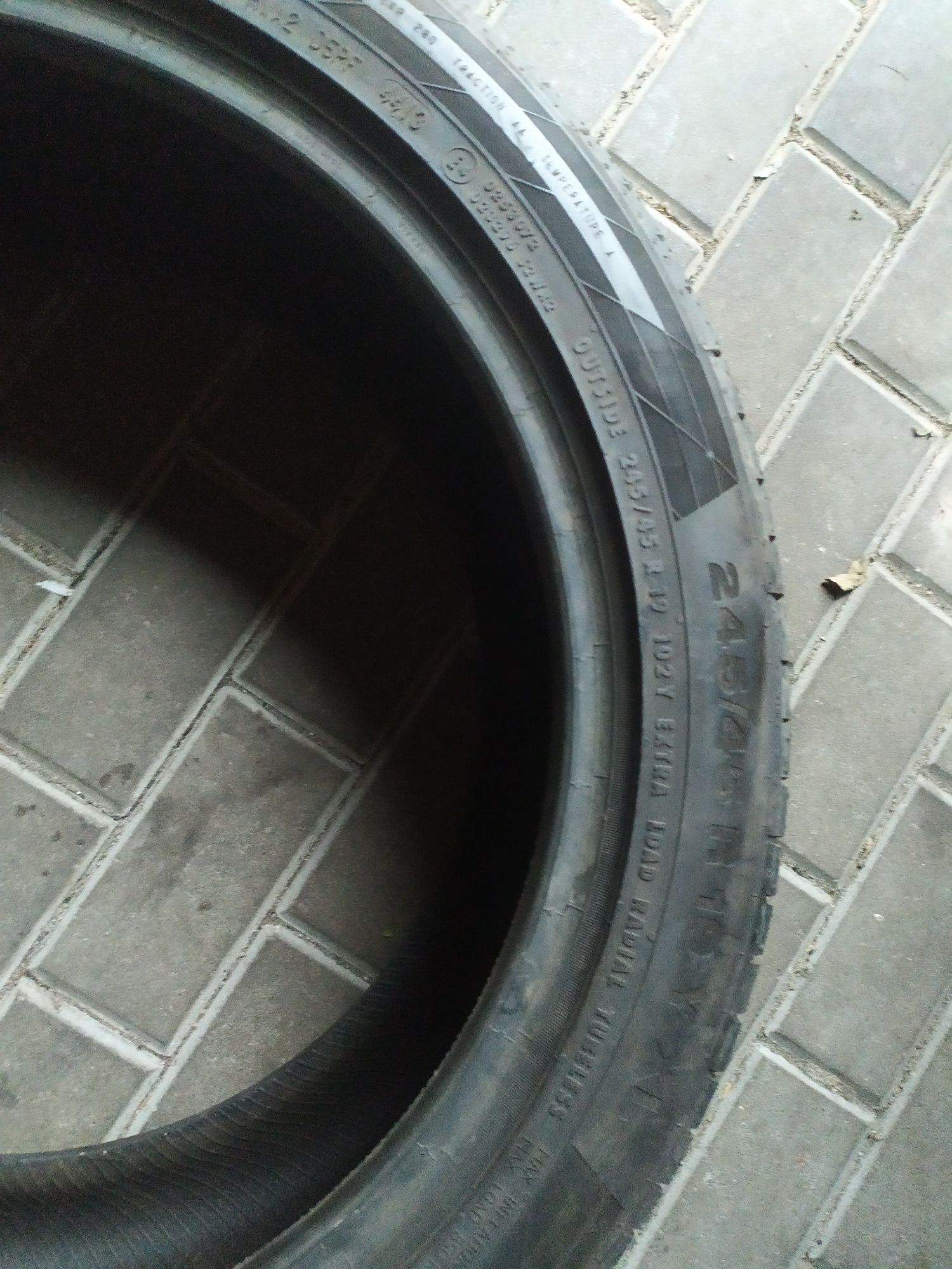 1x Continental Sportcontact 5 MO1 245/45R19 102Y XL 1 sztuka