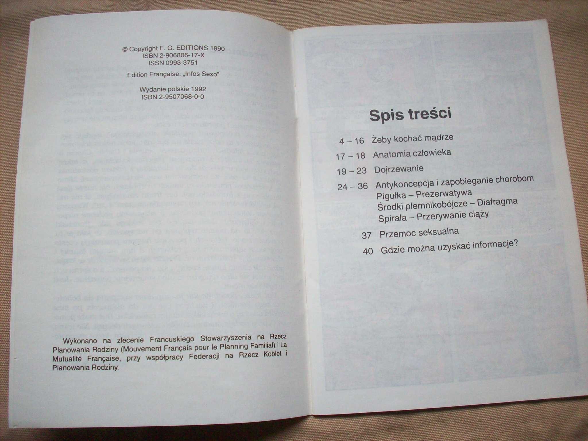 Seks? Ojej, co to jest? Komiks edukacyjny, rys. Moloch, 1992.